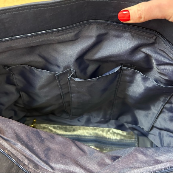 Vintage Babies Alley Navy Blue Diaper Bag - Picture 8 of 10